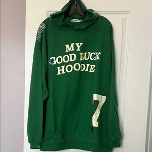 Green My Good Luck Hoodie